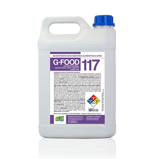 G-FOOD 117 - Desinfetante para Indústria Alimentícia e Afins